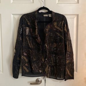 Chico’s Open Front Blouse